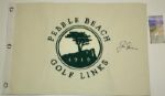 Jack Nicklaus Autographed Pebble Beach Flag JSA COA