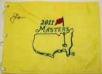 Jack Nicklaus Autographed 2011 Masters Embroidered Pin Flag