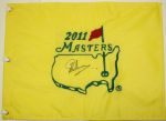 Lot of 5 Charl Schwartzel Autographed 2011 Masters Embroidered Pin Flags