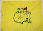Lot of 5 Charl Schwartzel Autographed 2011 Masters Embroidered Pin Flags