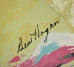 1973 Leroy Neiman Champions Of Golf Poster Completely Signed w/extremely scarce Ben Hogan