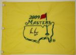 2009 Masters Flag Signed by Gary Player - 52nd Notation