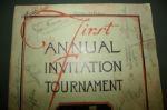 1934 Masters Program signed by 13 Pros Including Hogan, Nelson, Willie Macfarlane + JSA COA