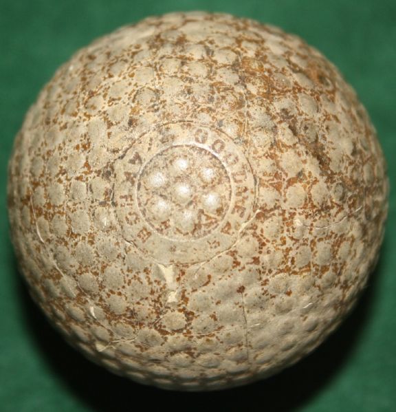 1905 "The Pneumatic" Goodyear Bramble with Rubber Core Golf Ball