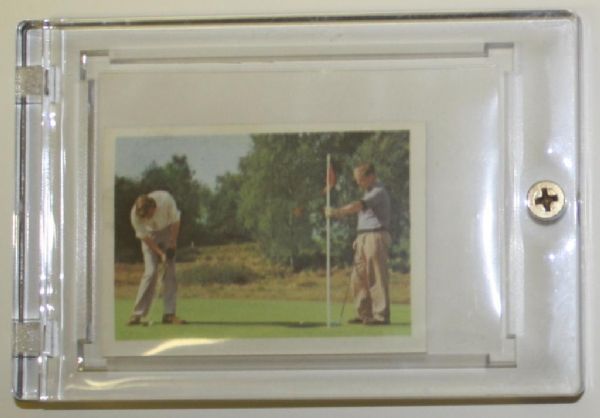 1965 Jacques Superchocolat (Belgium) Golf Card "Sports Insolites /Unusual Sports - #67 Golf"