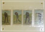 Four 1912 Gallaher (England & Ireland) Golf Cards "Sports Series - #3 Golf, #5 Golf, #8 Golf & #9 Golf" 