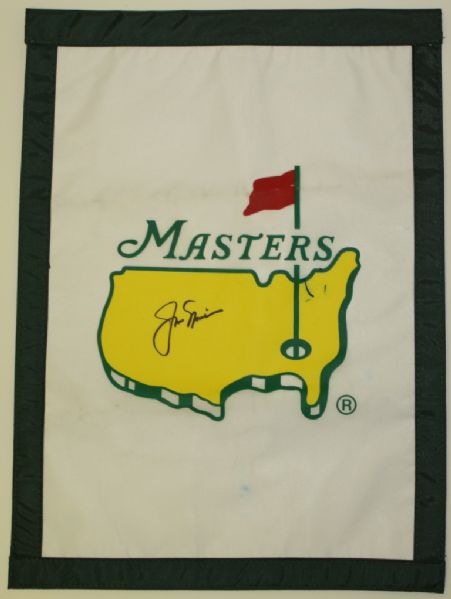 Jack Nicklaus Autographed Masters Garden Flag