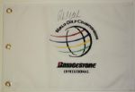Phil Mickelson Autographed World Golf Championships Flag