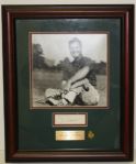 Jimmy Demaret Masters Presentation w/Framed Cut Signature-JSA Cert. of Authenticity