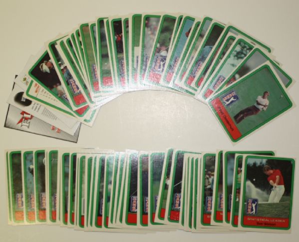 1982 Donruss Golf Cards "PGA Tour Cards - Complete Set Of 66"