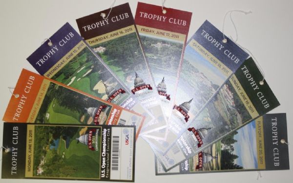 2011 US Open Unused Ticket Set-Rory McIlroys first Major Win