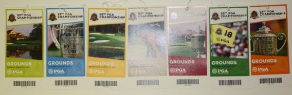 2011 PGA Unused Ticket Set-Keegan Bradley wins 1st Major
