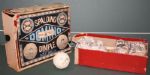 Spalding Domino Blue Dot Dimple 5 Balls in Wrapper and Original Box