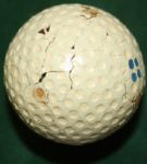 Spalding Domino Blue Dot Dimple 5 Balls in Wrapper and Original Box