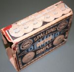 Spalding Domino Blue Dot Dimple 5 Balls in Wrapper and Original Box