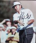 Display Classic Bridge Shot w/ 8 X 10's Signed Floyd, Watson, Palmer, Nicklaus