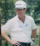 Display Classic Bridge Shot w/ 8 X 10's Signed Floyd, Watson, Palmer, Nicklaus