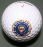 George Bush Presidential Seal  Six Golf Balls With VIP Presentation Box