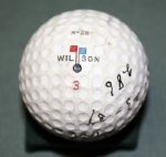 Harold JUG McSpaden Signed Vintage 1937 Golf Ball
