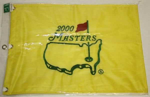 2000 Masters Embroidered Golf Pin Flag W/Original Packaging