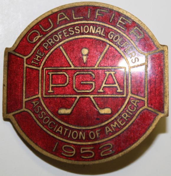 1952 PGA Contestant Badge- Big Spring CC Louisville, KY