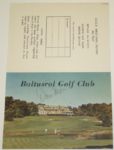 Dave Marr Signed 1967 Official Baltusrol Scorecard - Signed at 1967 US Open