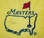 Jack Nicklaus Autographed Undated Masters Flag - Light Autograph