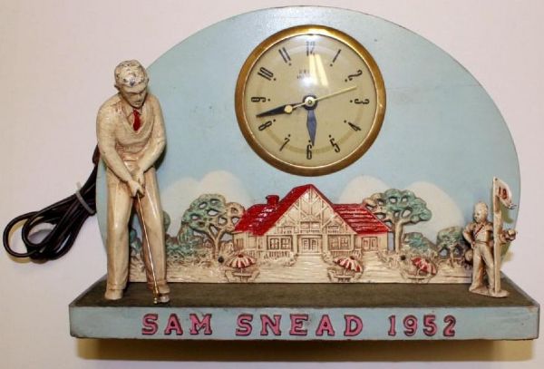 1952 Sam Snead Figural Mantel Clock