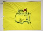 Charl Schwarzel Autographed 2011 Masters Flag JSA COA
