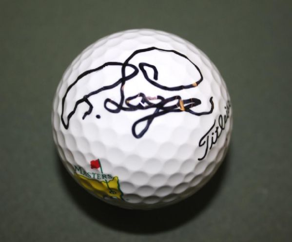 Bernhard Langer Autographed Masters Golf Ball JSA COA