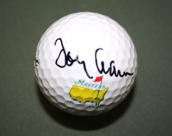 Tommy Aaron Autographed Masters Golf Ball JSA COA