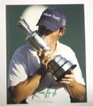 Padraig Harrington British Trophy 8x10 JSA COA