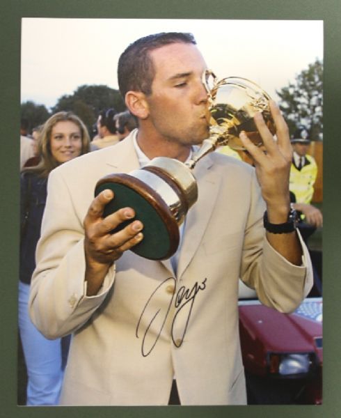 Sergio Garcia Autographed Ryder Cup 11x14 JSA COA