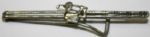 1940s Art Deco Chrome Colorec Tie Clasp