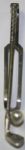 Sterling Art Deco Club with Faux Pearl Tie Clasp