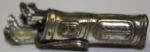 Sterling Art Deco Golf Bag with Clubs Pin