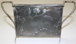 Vintage Antique Silver Platted Business Card Holder - (Apollo 3017)