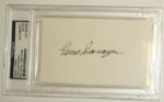 Gene Sarazen 3x5 Autographed Card Slabbed by PSA/DNA - 83180089
