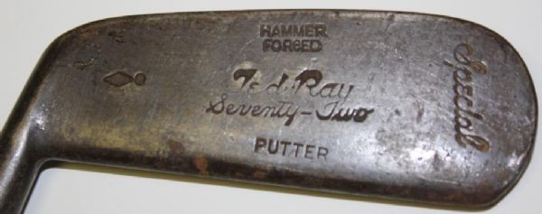 Aim Rite Ted Ray Seventy-Two Wood Shaft Putter