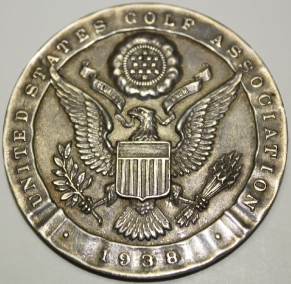 Estelle Lawson Page Womens 1938 Amateur Championship  Silver Runner-Up Medal 