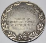 Estelle Lawson Page Women's 1938 Amateur Championship  Silver Runner-Up Medal 