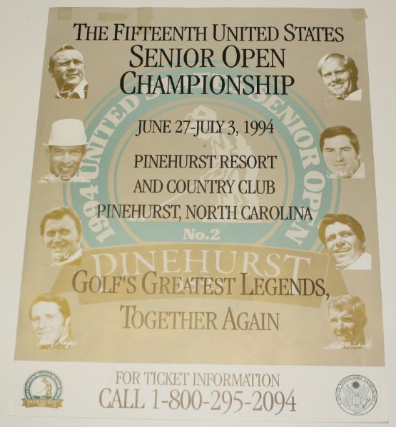1994 United States Senior Open Poster from Pinehurst