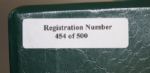 2009 Masters Commemorative Full Size Putter #454/500