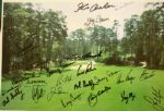 1992 Masters Poster Signed by 25 Winners including 7 Deceased & Palmer, Nicklaus, Watson