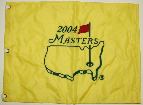 2004 Masters Flag w/ Original Packaging - Phil Micklesons First Masters Win!