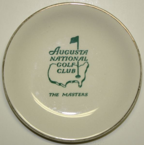 Circa 1960 Augusta National Golf Club The Masters Dish - Arnold Palmer Champion For Second Time 