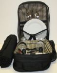 Black Masters Bag Gift w/Clubhouse Logo In Gold - AUGUSTA GIFT