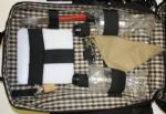 Black Masters Bag Gift w/Clubhouse Logo In Gold - AUGUSTA GIFT