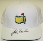 3 Masters Visors - 1 Each Signed by Tommy Aaron, Charles Coody, and Lee Westwood. Also Ben Crenshaw Signed Masters Hat - JSA