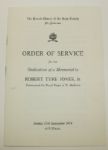 Bobby Jones St. Andrews Memorial Dedication 1974 Program